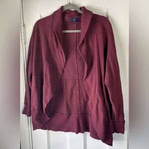 GAP Factory Women's Deep Red Cardigan